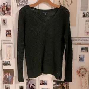 American Eagle dark green sweater